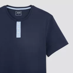 Tee-Shirt Col Tunisien -Trendy Soldes 1003644 11846 V8