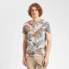 Tee Shirt Imprimé Feuillage