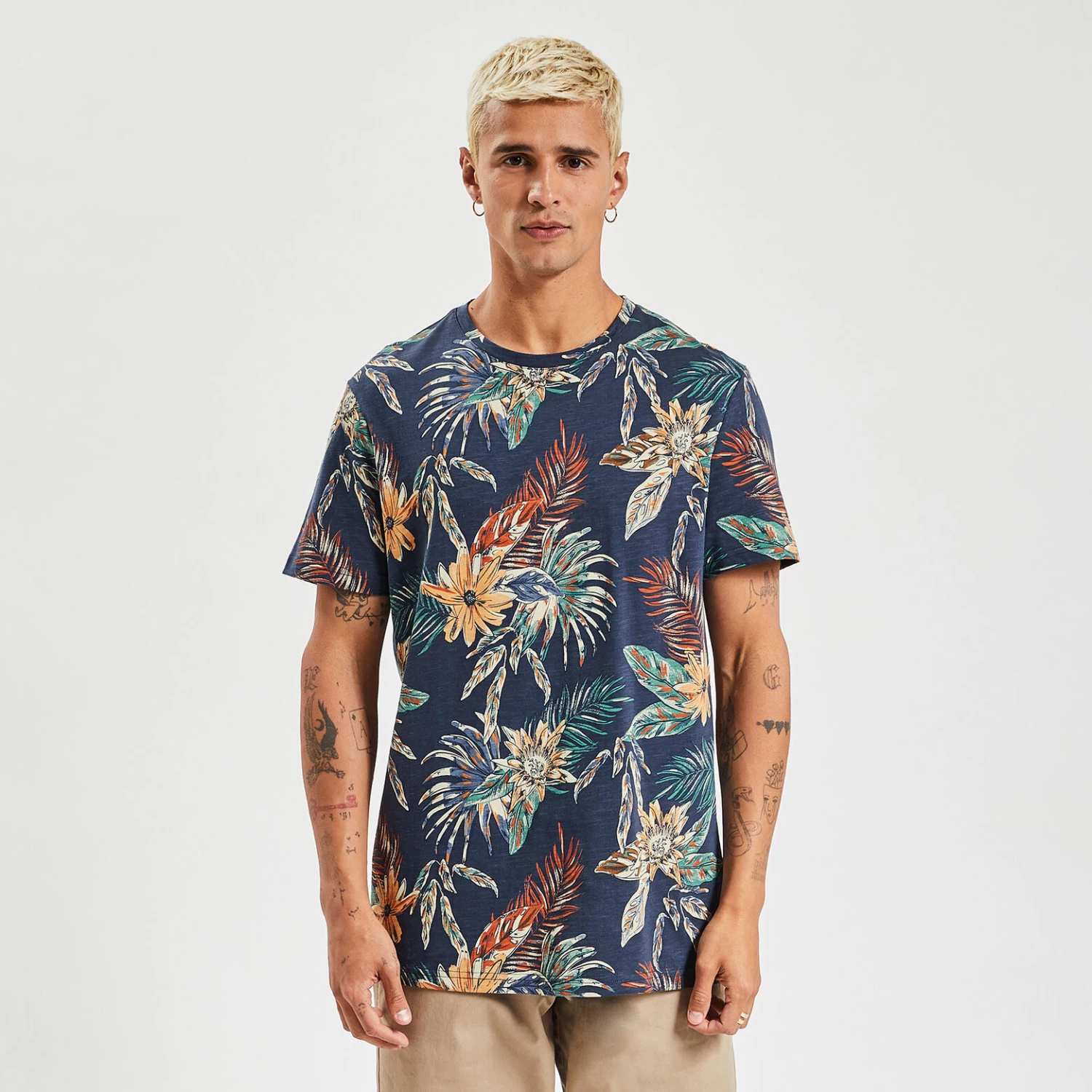 Tee Shirt Imprimé Feuillage 4 Tee Shirt Imprimé Feuillage – Image 4