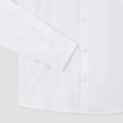 Chemise Slim Oxford Unie Coton -Trendy Soldes 1003690 10000 V9