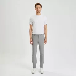 Pantalon Chino Slim Motif Pied De Puce -Trendy Soldes 1003737 18118 V2