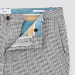 Pantalon Chino Slim Motif Pied De Puce -Trendy Soldes 1003737 18118 V8