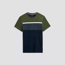 Tee Shirt Colorblock -Trendy Soldes 1003742 16368 V11