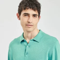 Polo à Manches Longues En Maille -Trendy Soldes 1003748 16656 V4