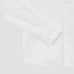 Chemise Slim Unie Coton Texturé -Trendy Soldes 1003750 10000 V9