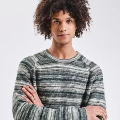 Pull Col Rond à Motif Jacquard -Trendy Soldes 1003761 18420 V4