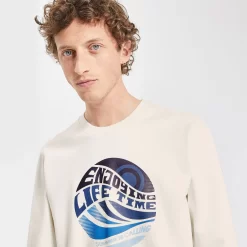 Sweat Imprimé à Col Rond -Trendy Soldes 1003762 10117 V4