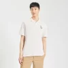Polo Manches Courtes Piqué Brodé Poitrine
