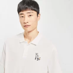 Polo Manches Courtes Piqué Brodé Poitrine -Trendy Soldes 1003779 10120 V4