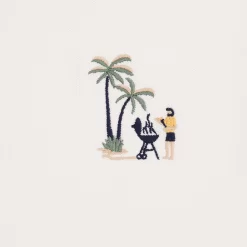 Polo Manches Courtes Piqué Brodé Poitrine -Trendy Soldes 1003779 10120 V7