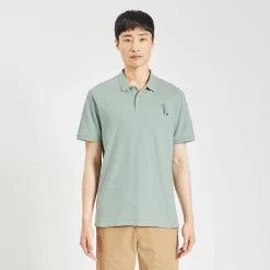 Polo Manches Courtes Piqué Brodé Poitrine -Trendy Soldes 1003779 16072 V2