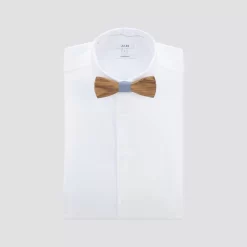 Noeud Papillon En Bois Bague Interchangeable -Trendy Soldes 1003784 17420 V3