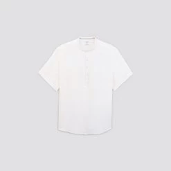 Chemisette Regular Unie Lin -Trendy Soldes 1003791 10000 V11