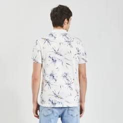 Polo Manches Courtes Jersey Imprimé -Trendy Soldes 1003848 10000 V3