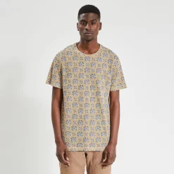 Tee Shirt En Coton Lin Imprimé -Trendy Soldes 1003853 12528 V2