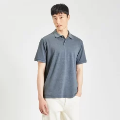 Polo Manches Courtes Pique Chiné