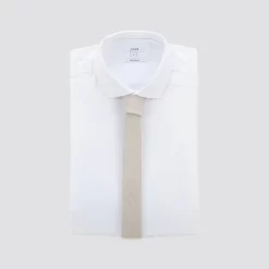 Cravate Unie Chambray -Trendy Soldes 1003869 10510 V3