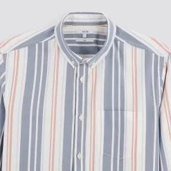Chemise Oxford Rayures "le Parfait By JULES" -Trendy Soldes 1003878 19100 V8