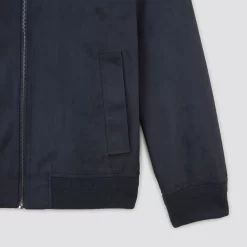 Blouson Col Montant Aspect Velours -Trendy Soldes 1003879 11863 V9