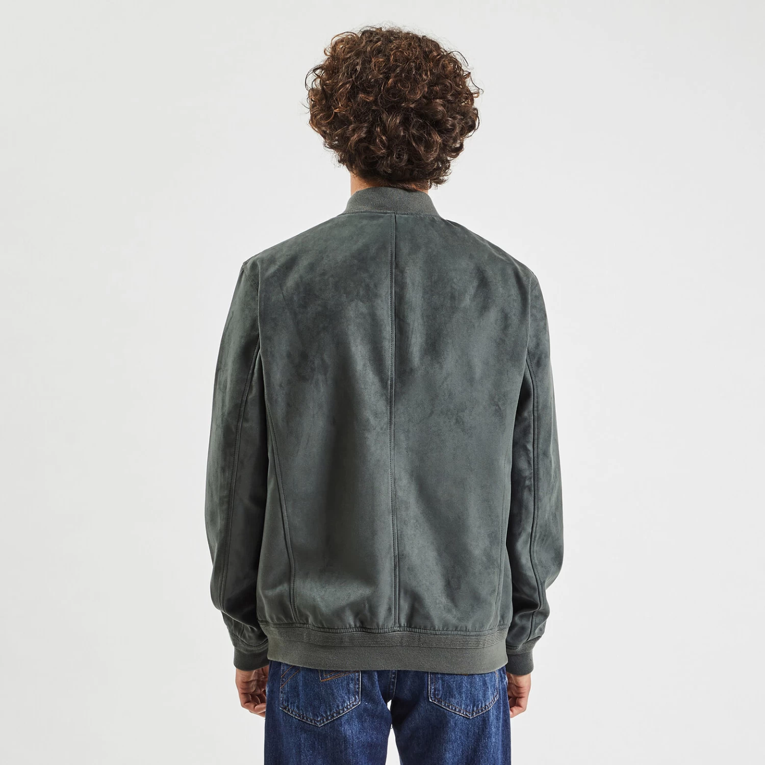 Blouson Zippé Aspect Velours 6 Blouson Zippé Aspect Velours – Image 6