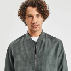 Blouson Zippé Aspect Velours 12 Blouson Zippé Aspect Velours -Trendy Soldes 1003880 18812 V4