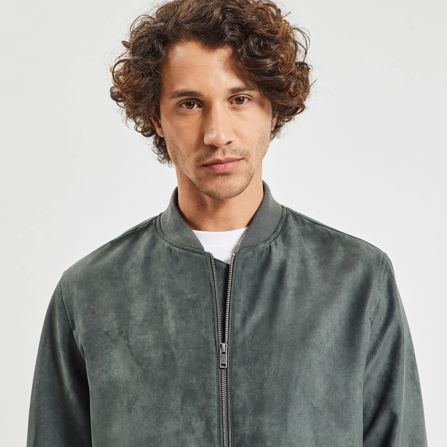 Blouson Zippé Aspect Velours 3 Blouson Zippé Aspect Velours – Image 3