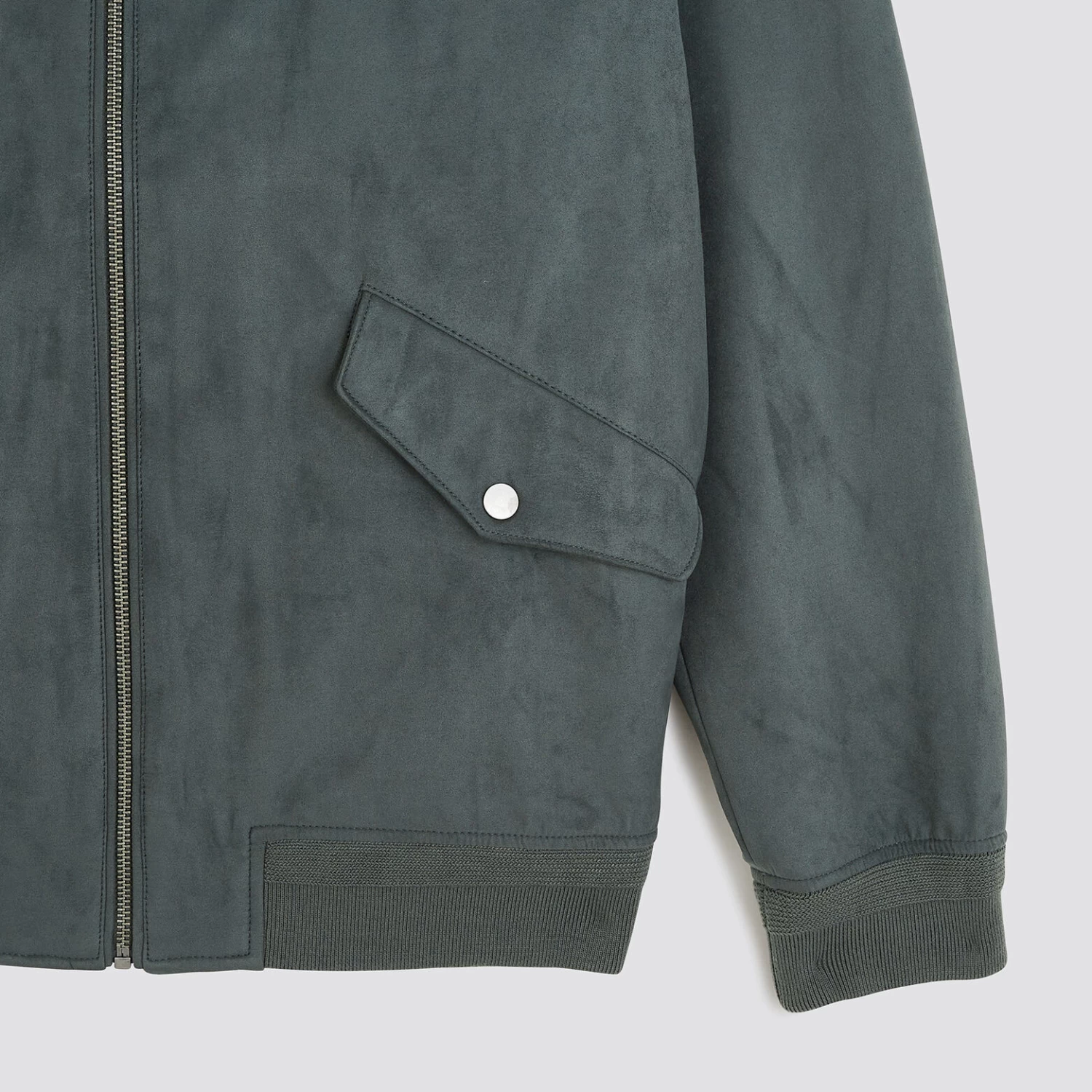 Blouson Zippé Aspect Velours 9 Blouson Zippé Aspect Velours – Image 9