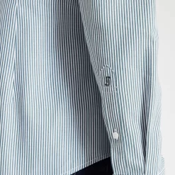 Chemise Slim Rayures Coton Viscose -Trendy Soldes 1003896 16000 V4