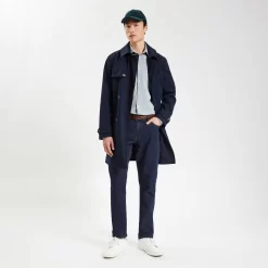 Chemise Slim Rayures Coton Viscose -Trendy Soldes 1003896 16000 V6