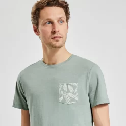 Tee Shirt Poche Imprimé -Trendy Soldes 1003926 16072 V4