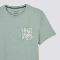 Tee Shirt Poche Imprimé -Trendy Soldes 1003926 16072 V8