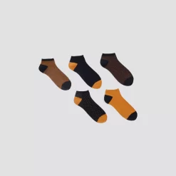 Lot De 5 Paires De Chaussettes Micro Motif