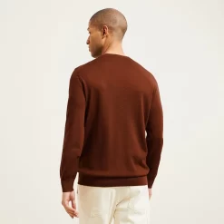 Pull Col Rond En Laine Mérinos -Trendy Soldes 1003977 17031 V3