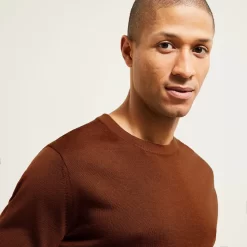 Pull Col Rond En Laine Mérinos -Trendy Soldes 1003977 17031 V4