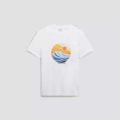 Tee Shirt Imprimé Rond Paysage -Trendy Soldes 1003996 10000 V11