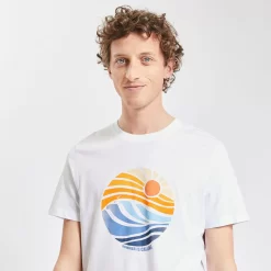 Tee Shirt Imprimé Rond Paysage -Trendy Soldes 1003996 10000 V4