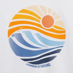 Tee Shirt Imprimé Rond Paysage -Trendy Soldes 1003996 10000 V7