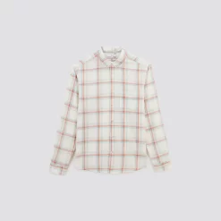 Chemise Regular Carreaux Coton Lin