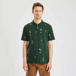 Polo Manches Courtes Piqué Brodé -Trendy Soldes 1004058 16656 V2