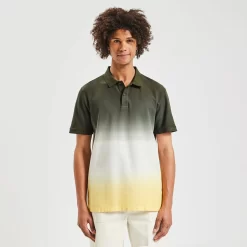 Polo Manches Courtes Piqué Imprimé Tie And Dye -Trendy Soldes 1004059 19600 V2