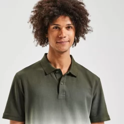 Polo Manches Courtes Piqué Imprimé Tie And Dye -Trendy Soldes 1004059 19600 V4