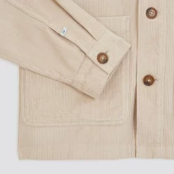 Surchemise Unie Coton Recyclé Velours -Trendy Soldes 1004069 10503 V9