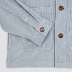 Surchemise Unie Coton Recyclé Velours -Trendy Soldes 1004069 11000 V9