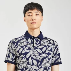 Polo Manches Courtes En Jersey Imprimé -Trendy Soldes 1004073 11863 V4