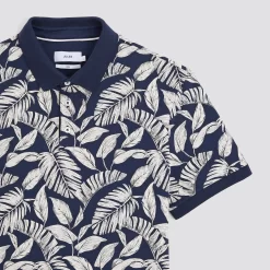 Polo Manches Courtes En Jersey Imprimé -Trendy Soldes 1004073 11863 V8