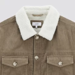 Blouson Velours Col Chemise -Trendy Soldes 1004107 10429 V8