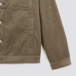 Blouson Velours Col Chemise -Trendy Soldes 1004107 10429 V9