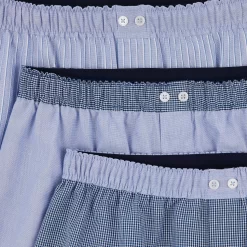 Lot De 3 Caleçons Micro Motif En Coton Issu De L'a -Trendy Soldes 1004112 11044 V7