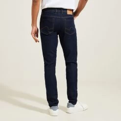Jean Slim En Coton Et Polyester Recyclés -Trendy Soldes 1004139 9980 V3