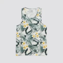 Débardeur Imprimé Fleurs Tropicales -Trendy Soldes 1004173 10002 V11